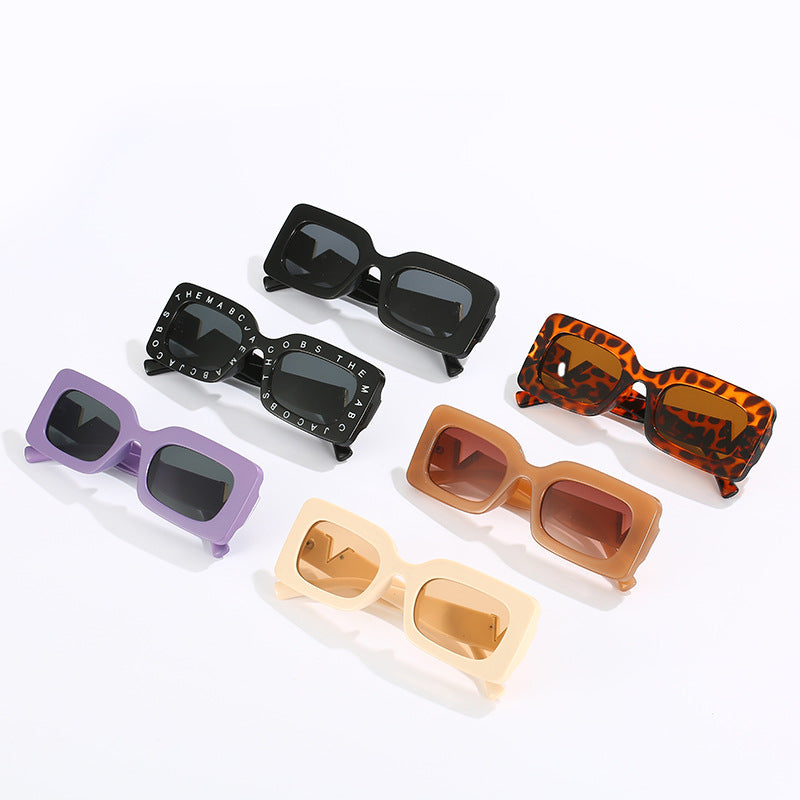 Women's fashionable square sunglasses with stylish metal embellishment Stornfield