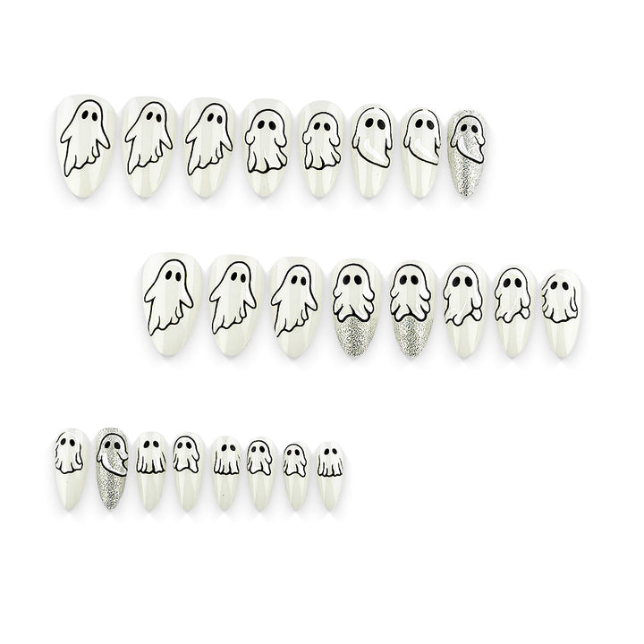 Creative Ghost Design Nail Art Stornfield