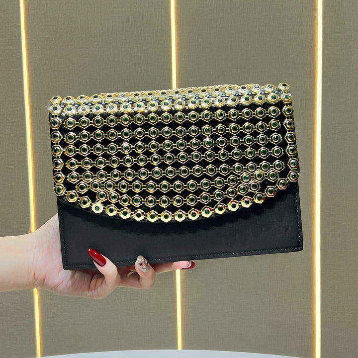 Luxurious Studded Evening Clutch