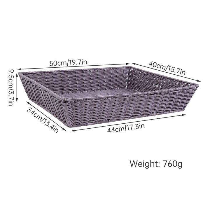 Versatile Storage Wicker Basket Stornfield