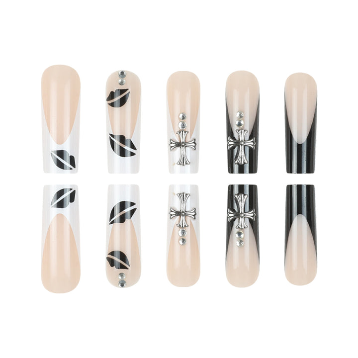 Illustrated Stiletto Press-On Nails Stornfield