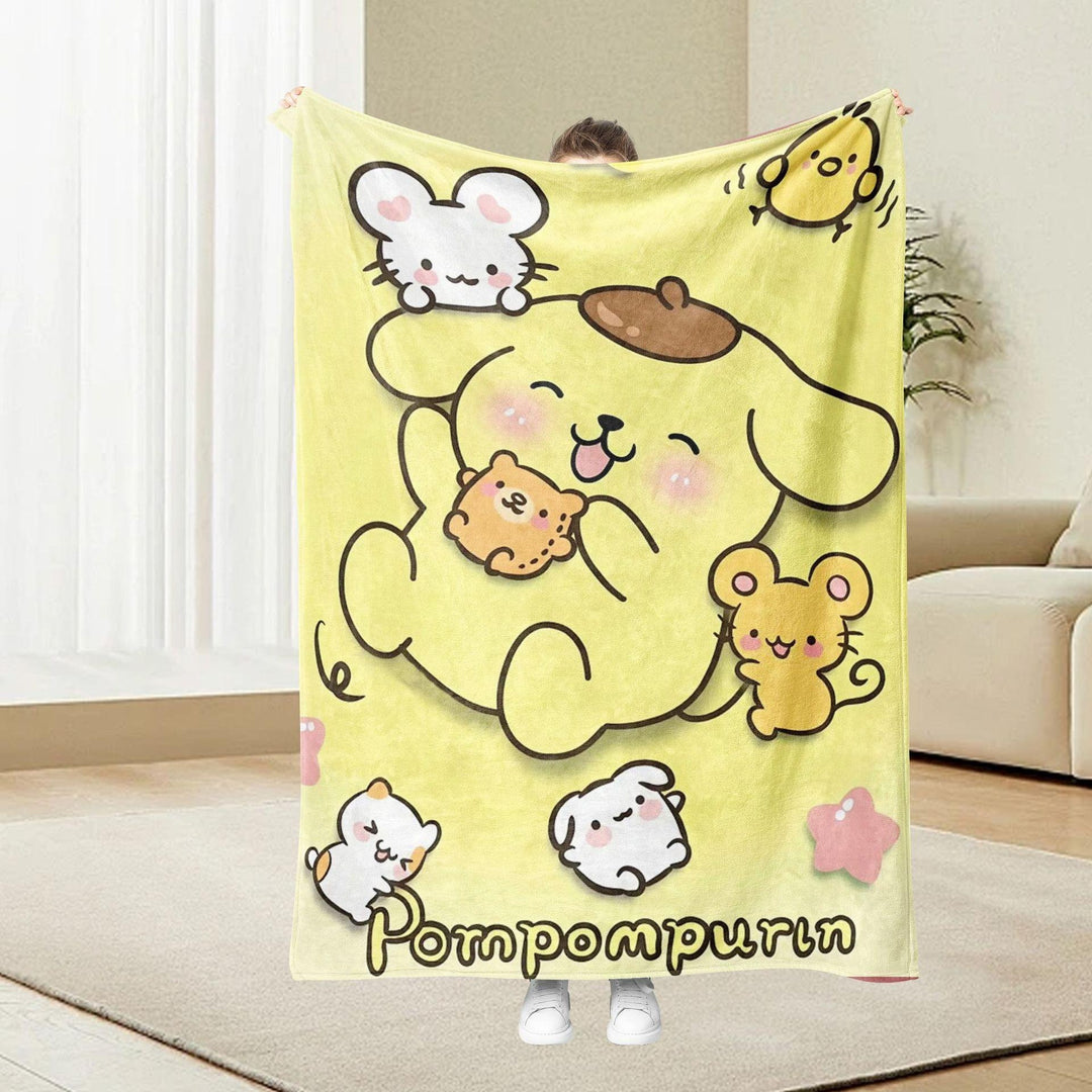 Artistic Butterfly-Inspired Fleece Blanket