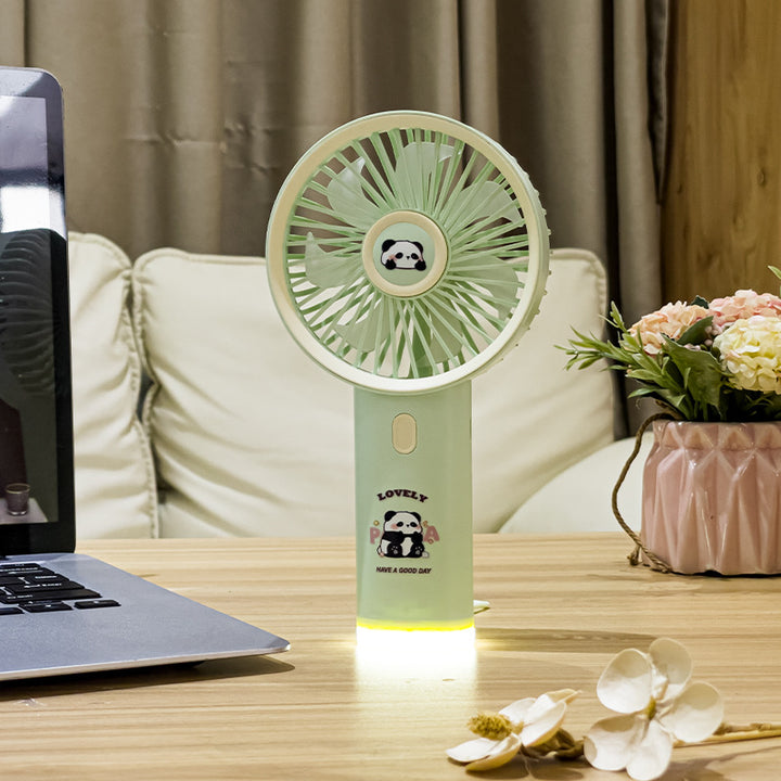Women Portable Mini Fan with Cute Panda Design Stornfield