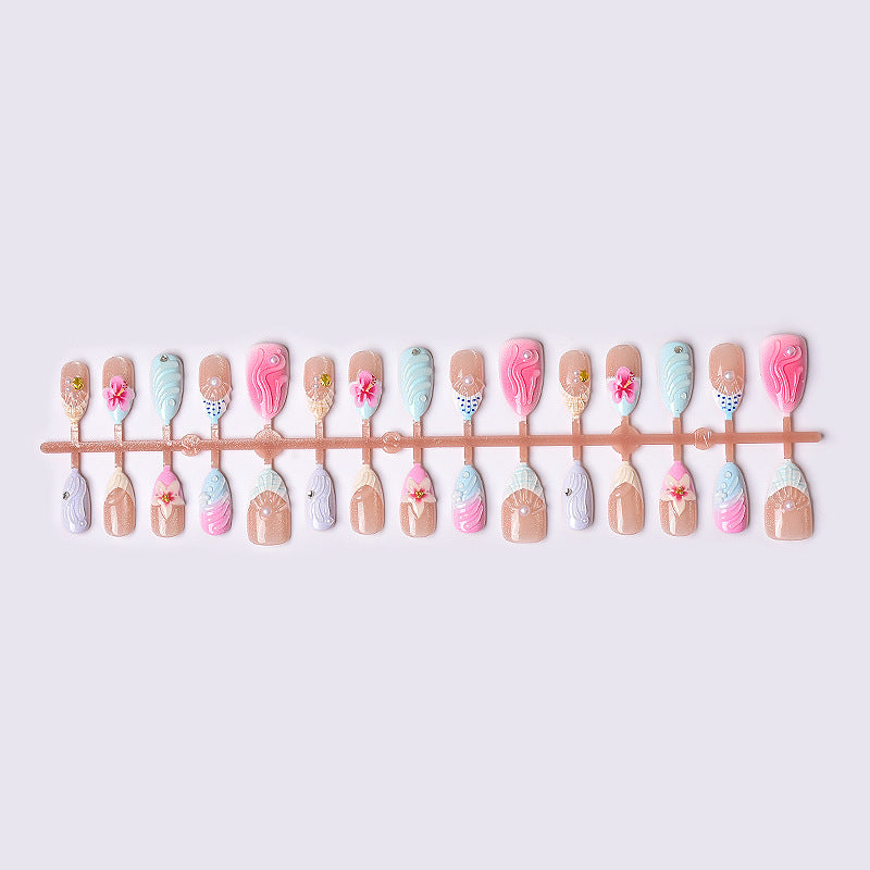 Handmade Artistic Press-On Nail Set