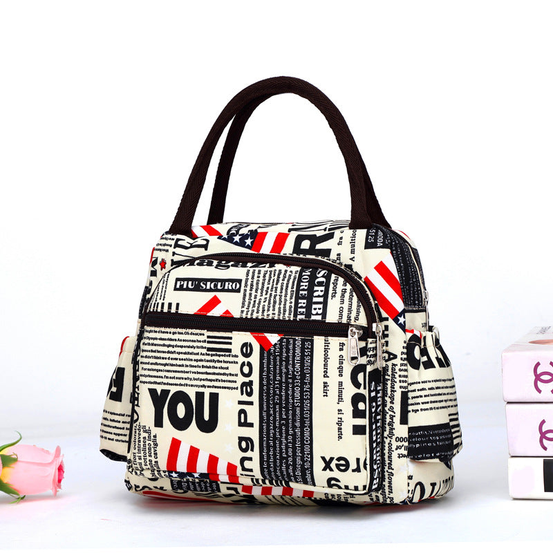 Cat Pattern Insulated Lunch Tote Stornfield