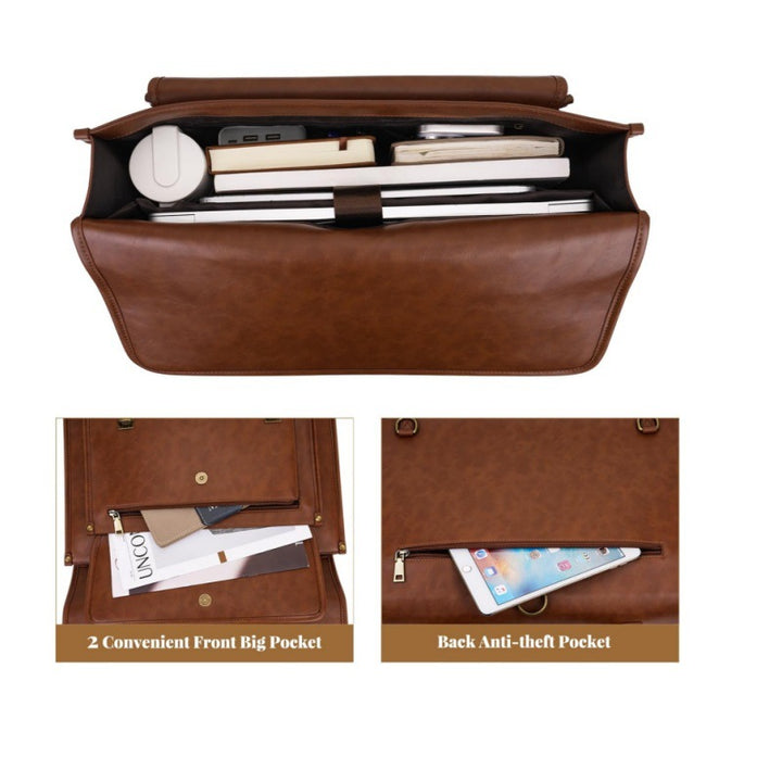 Elegant Laptop Briefcase with Multifunctional Compartments Stornfield