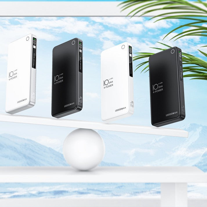Portable power bank with intelligent LCD display and fast charging function Stornfield