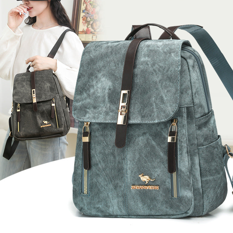 Vintage Canvas Travel Backpack Stornfield