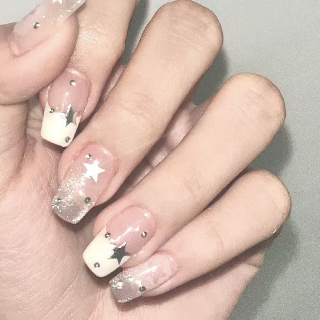Artistic Heart Pattern Nail Art Extensions Stornfield