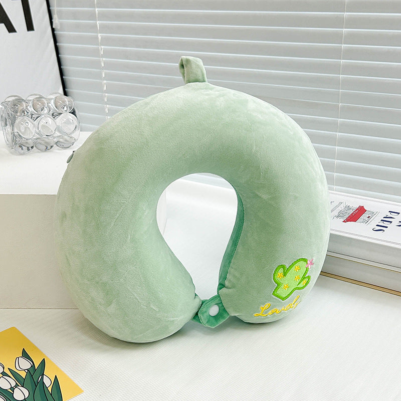 Women Neck Support Pillow with Artistic Animal Design Stornfield