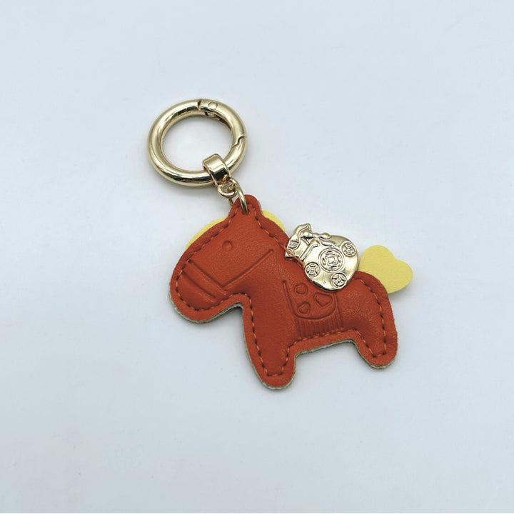 Animal-Shaped Leather Keychain Stornfield