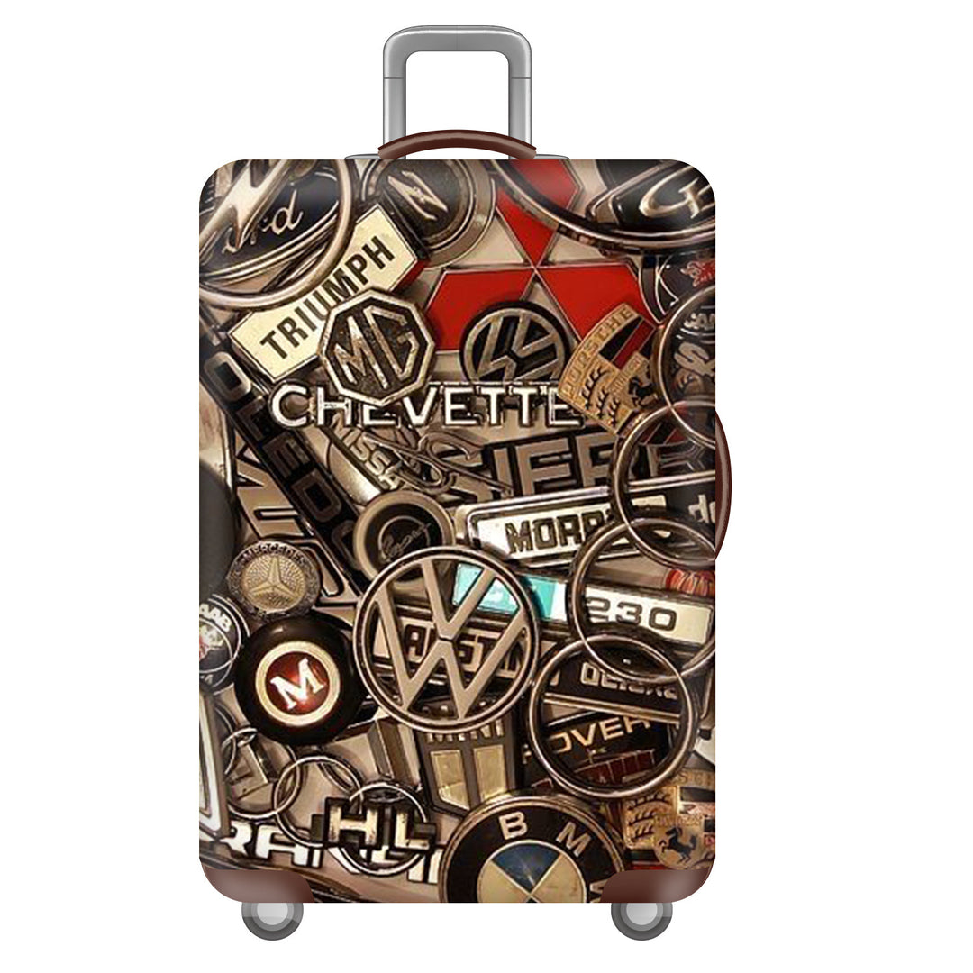Unisex nan robust Hartschalen luggage with polycarbonate outer shell and car emblem motif Stornfield