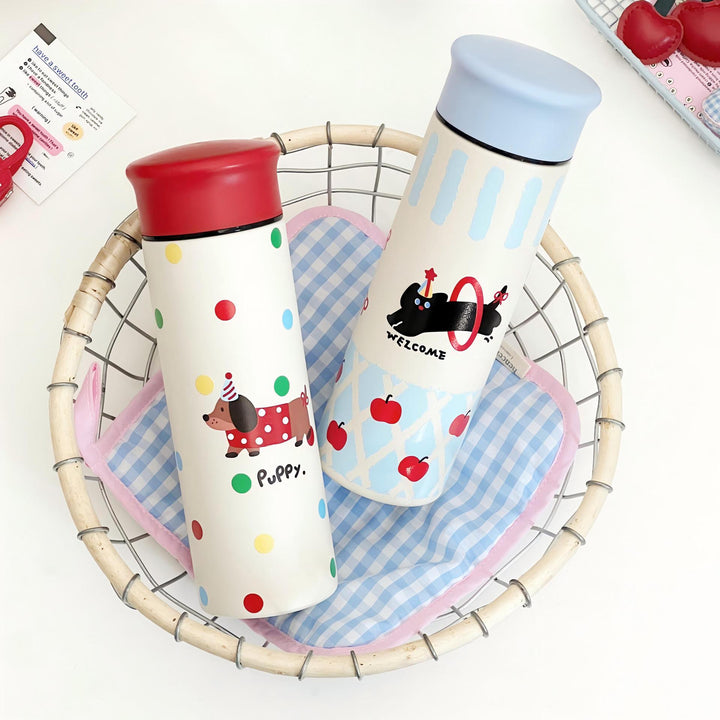 Women's coffee thermos in playful design Stornfield
