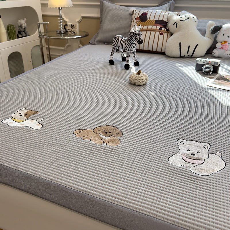Decorative Embroidered Mattress Cover