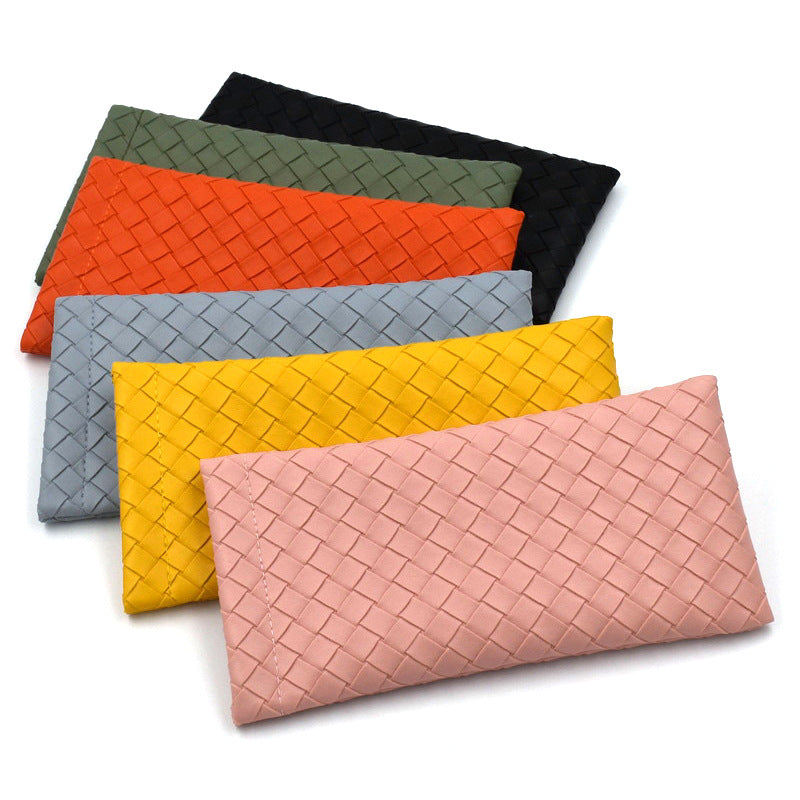 Woven Leather Clutch Wallet Stornfield