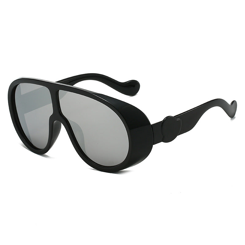 Ladies extravagant sunglasses with stylish transparent frame Stornfield