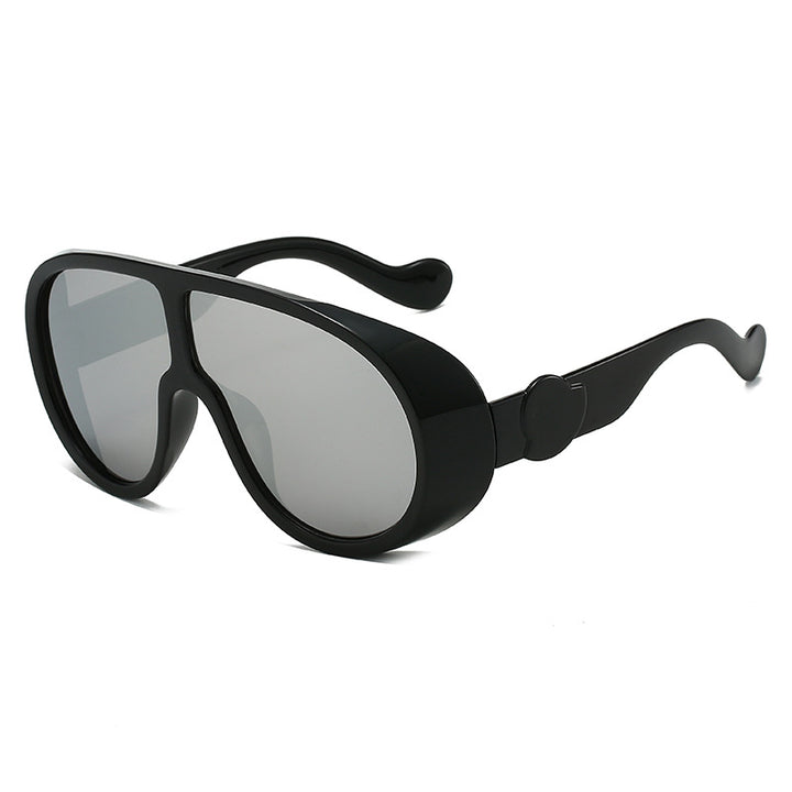 Ladies extravagant sunglasses with stylish transparent frame Stornfield