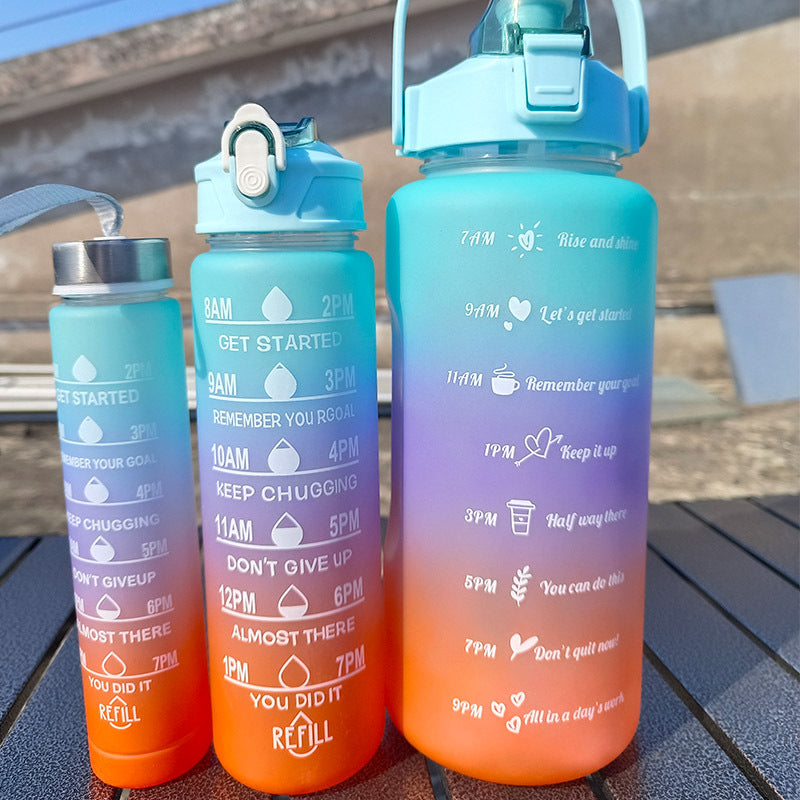 Unisex Motivating Water Bottle with Time Markings Stornfield