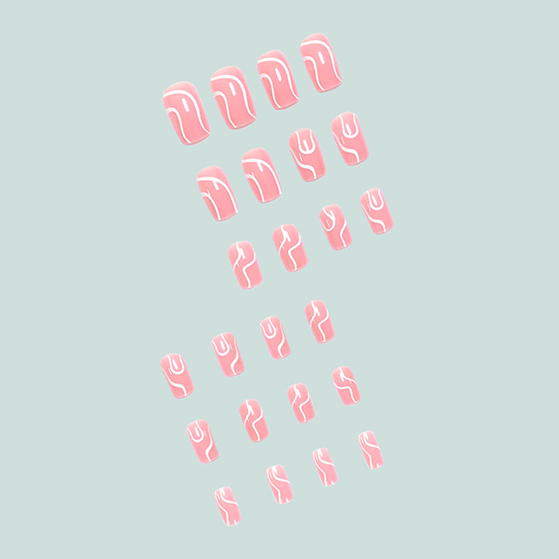 Creative nail art with aesthetic lines Stornfield