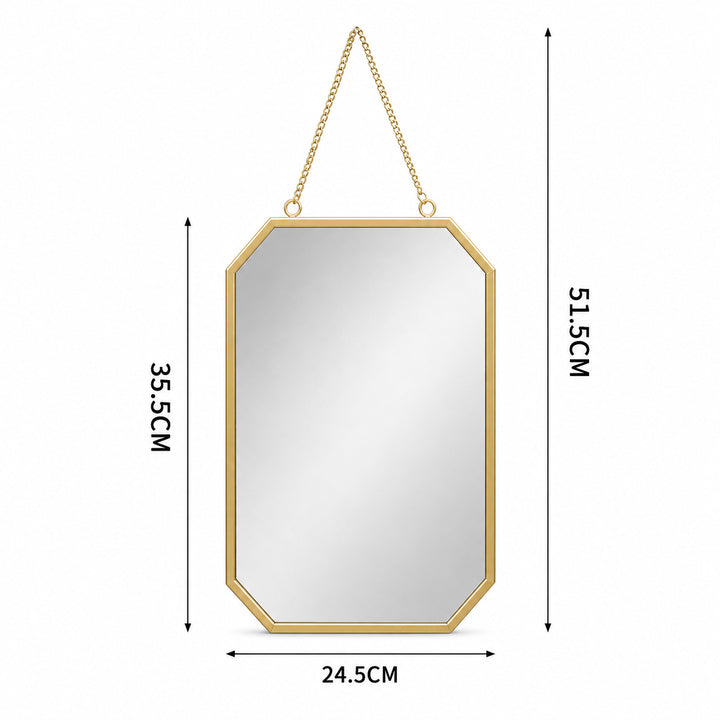 Elegant Octagonal Wall Mirror