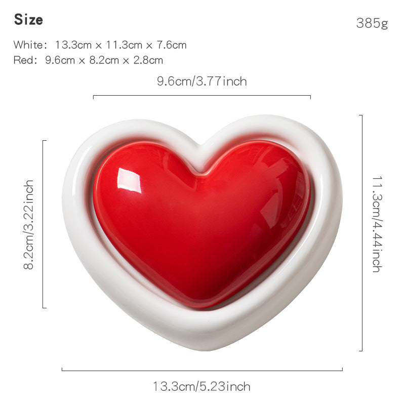 Heart shapes decorative bowl Stornfield