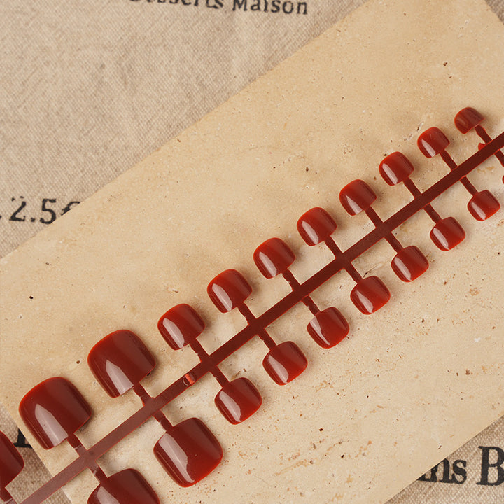 Premium Glossy Square Press-On Nail Set Stornfield