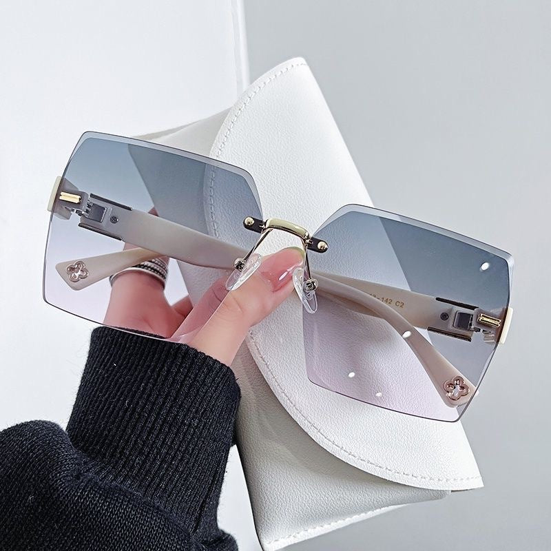 Oversized Geometric Shield Sunglasses Stornfield
