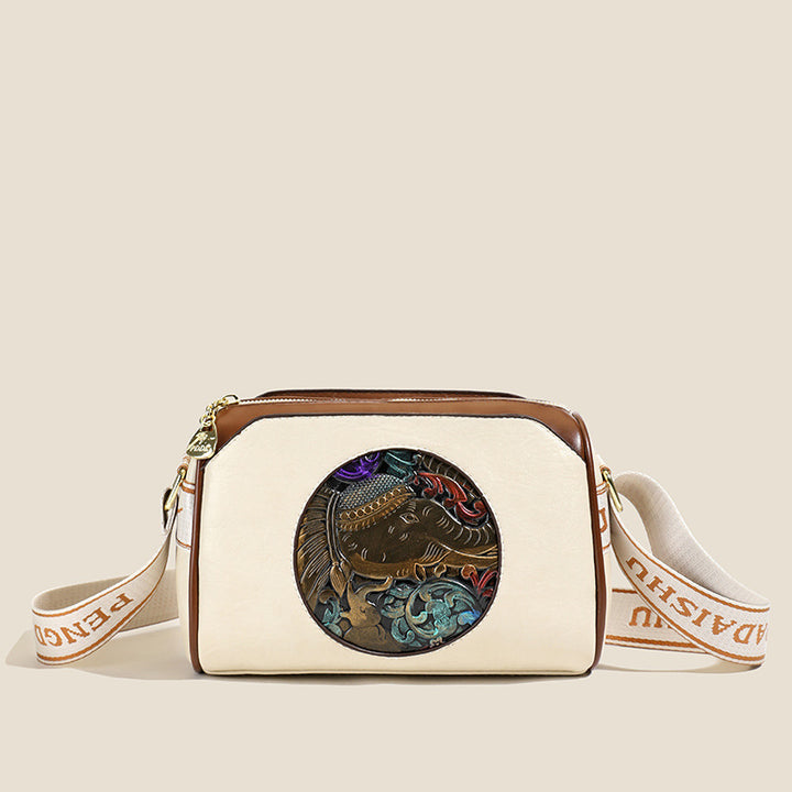 Vintage-Inspired Leather Crossbody Bag Stornfield