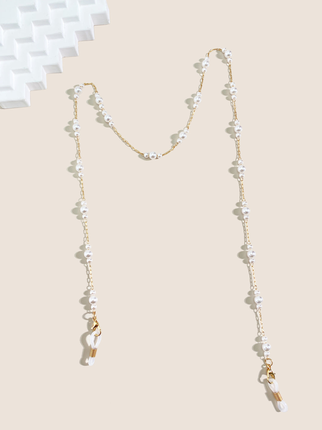 Pearl-Accented Eyewear Chain Stornfield