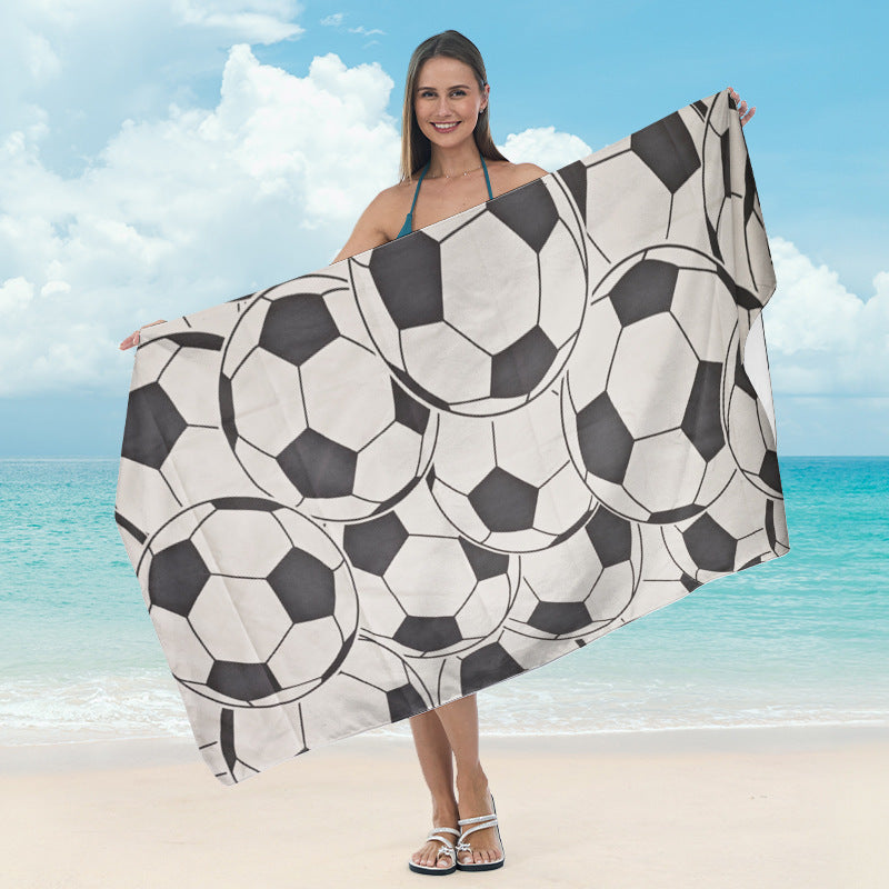 Beach towel with artistic mandala pattern Stornfield