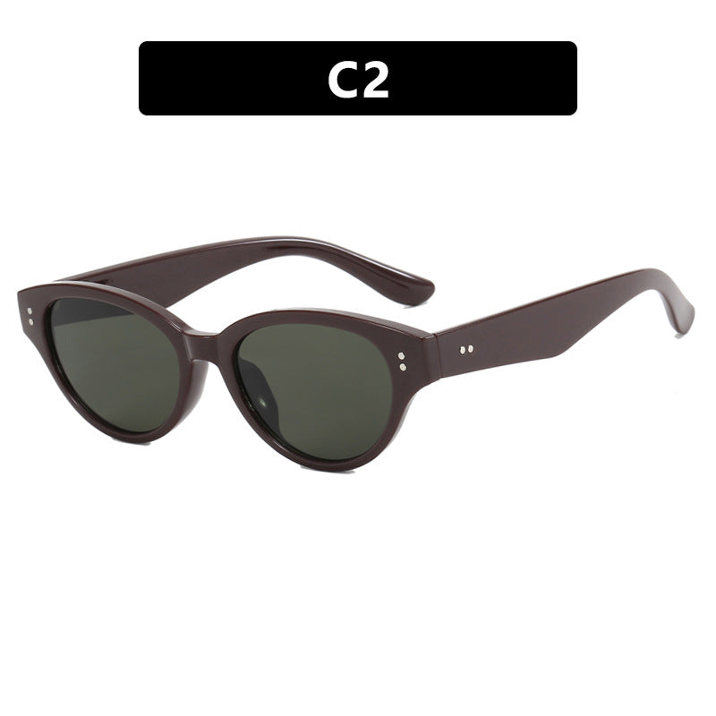 Women's fashionable cat-eye glasses with elegant plastic frame Stornfield