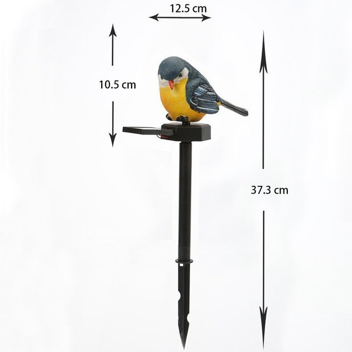 Realistic Solar Bird Garden Stake With Motion Sensor And Weatherproof Design Stornfield