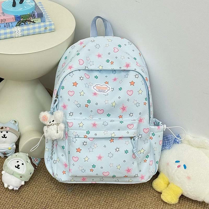 Playful Star-Print Backpack Stornfield