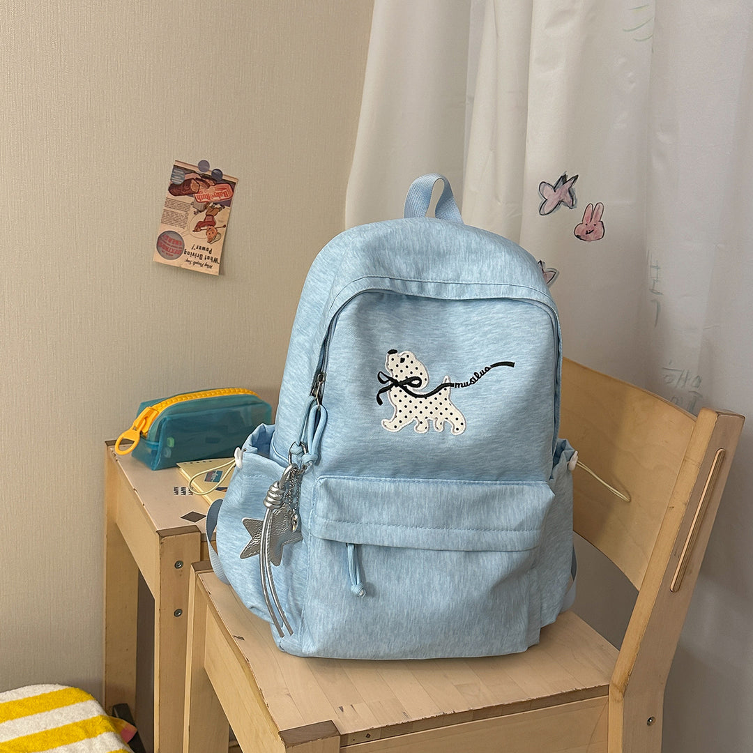 Playful Cartoon Dog-Themed Backpack Stornfield