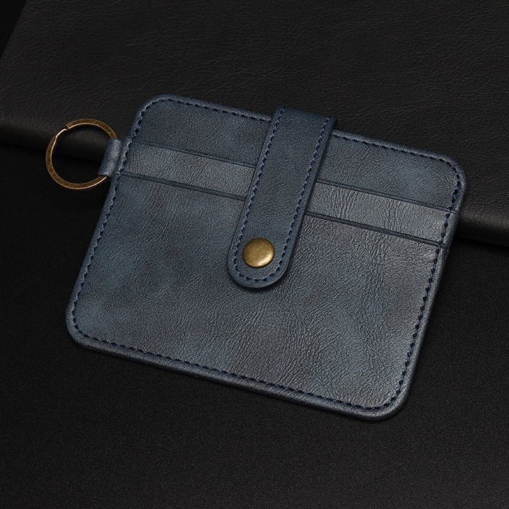 Leather Keychain Cardholder