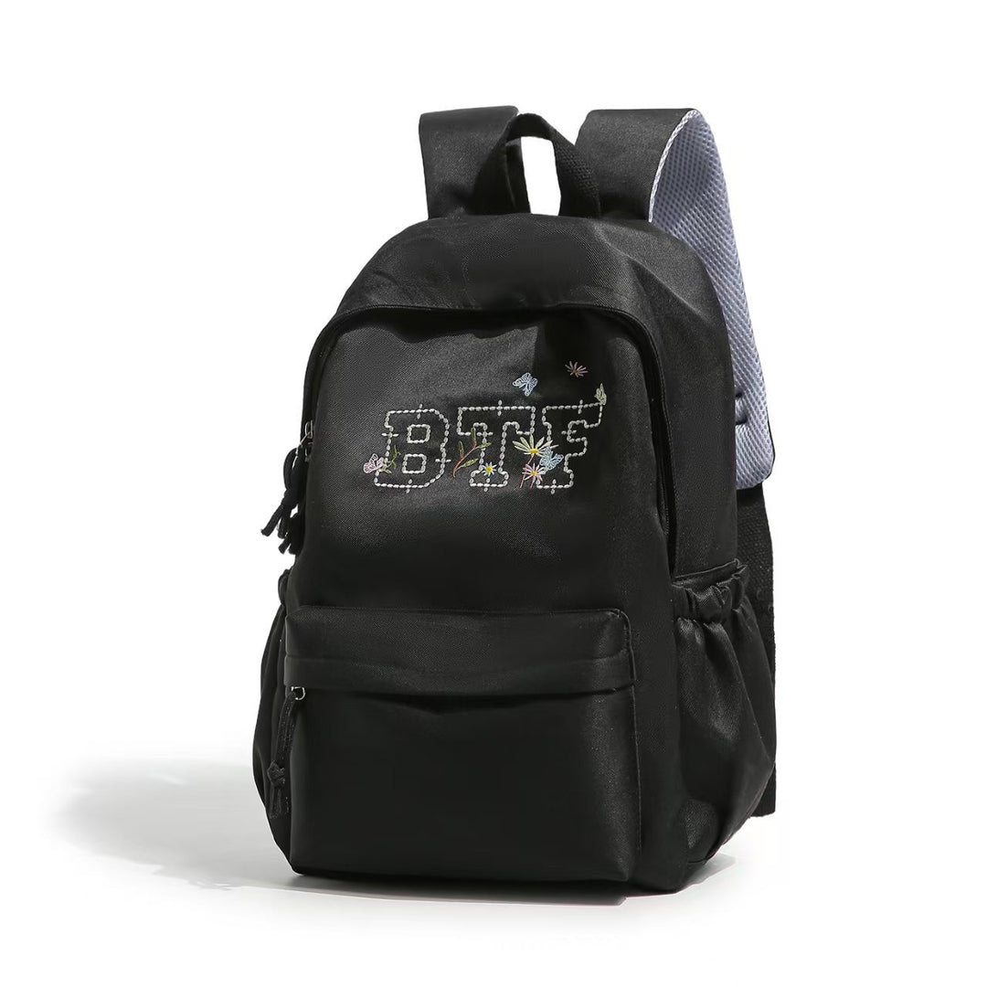 Embroidered Floral Pattern Backpack Stornfield