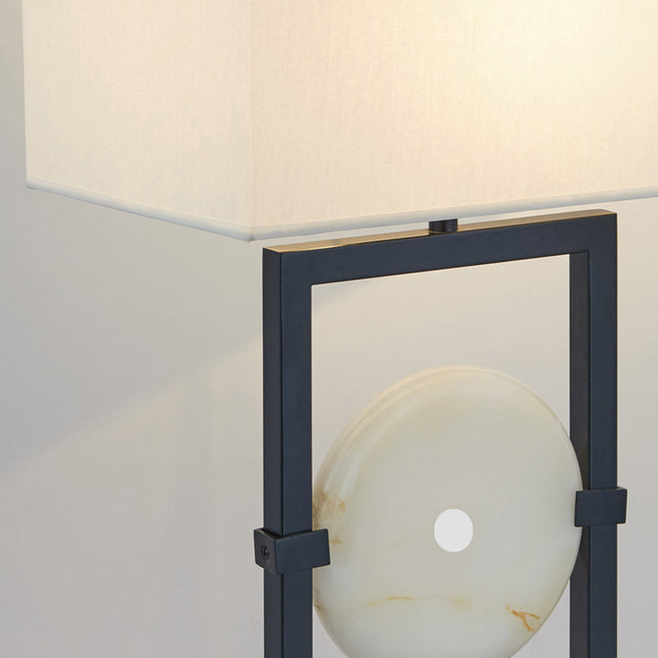 Contemporary Table Lamp with Elegant Geometric Design