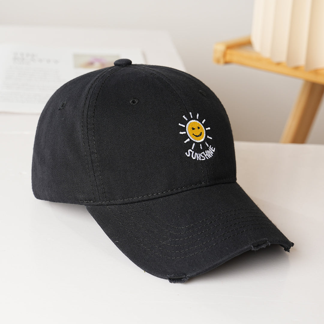 Women's sporty cotton cap with sun embroidery Stornfield