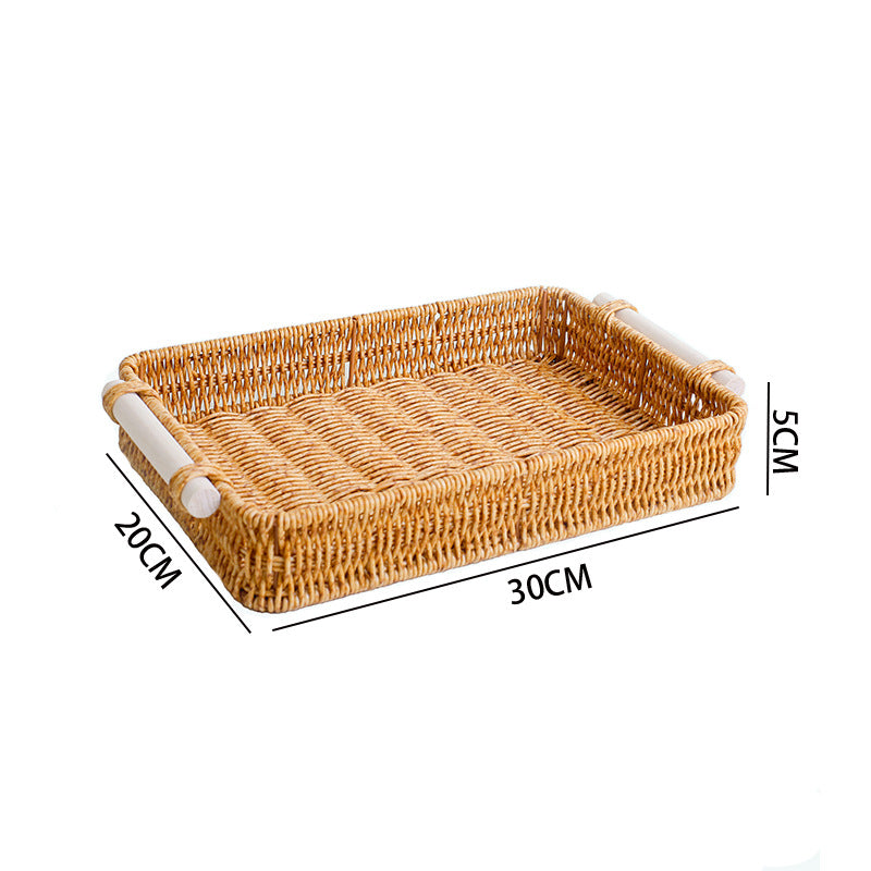 Handcrafted Woven Serving Tray Stornfield