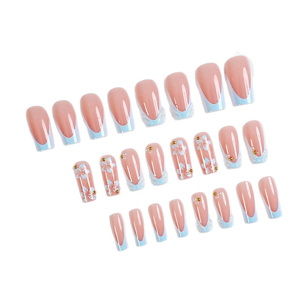 Decorative Press-On Nail Art Set