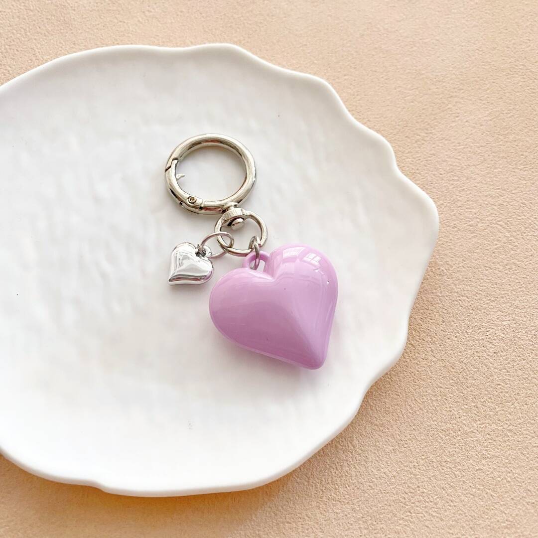 Heart-Shaped Charm Keychain Stornfield