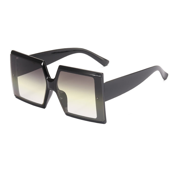 Ladies oversized sunglasses with trendy leopard print Stornfield