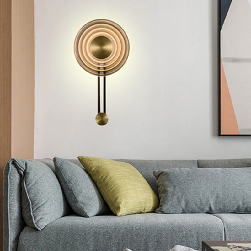 Modern Circular LED Wall Light Fixture