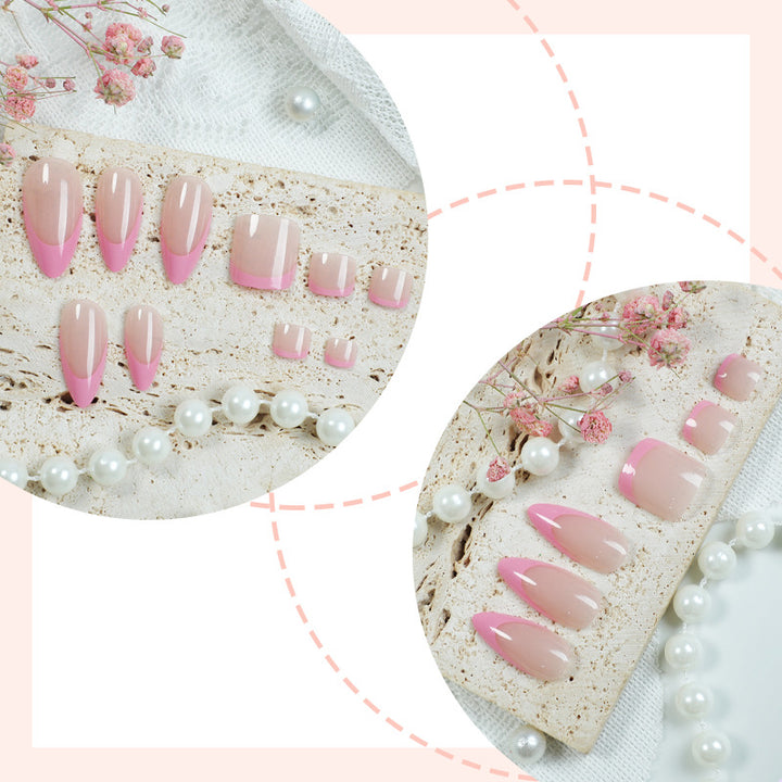 Premium Press-On Nail Set with Ombre Design Stornfield