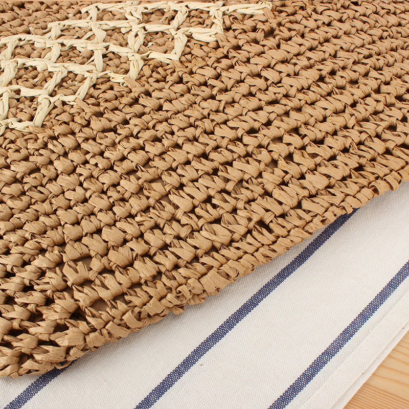 Large Handmade Straw Shopping Bag Stornfield