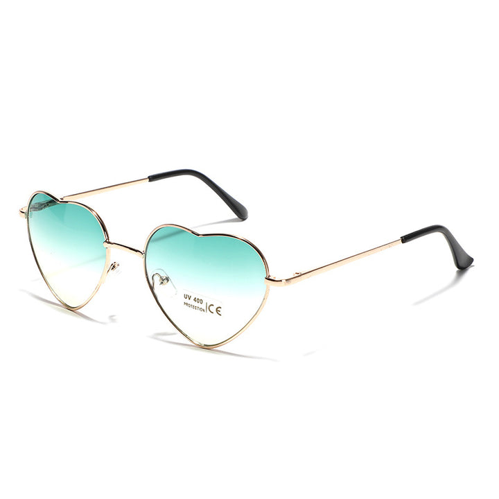 Women Heart-Shaped Sunglasses with UV Protection and Delicate Frame Stornfield
