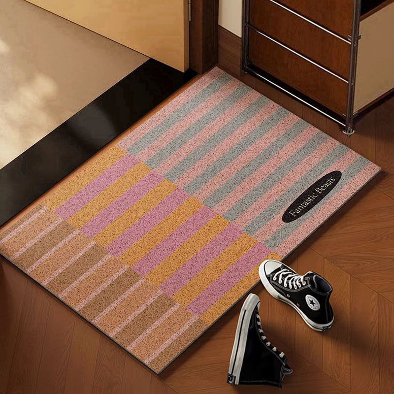 Decorative Striped Entrance Mat