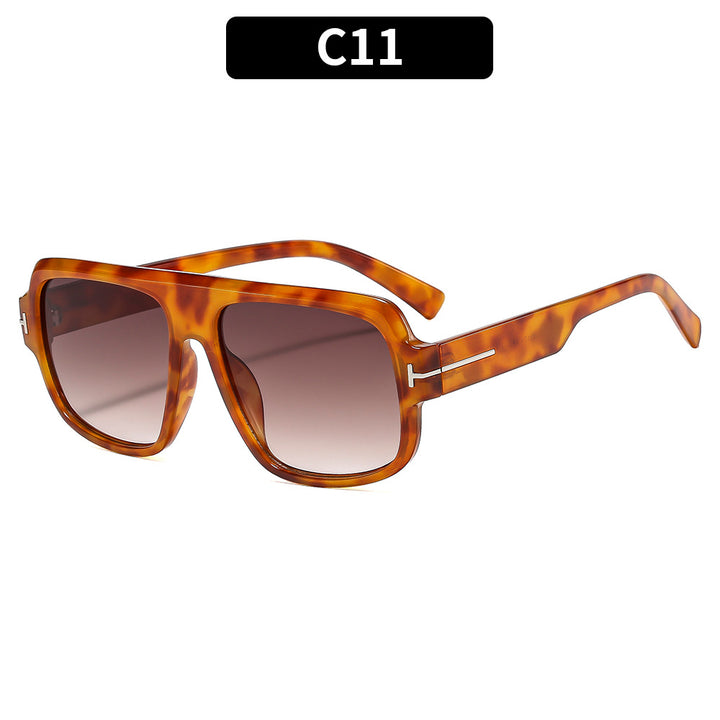 Oversized Rectangular Sunglasses