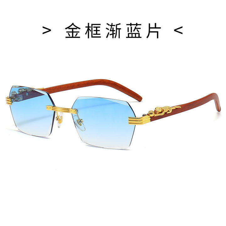 Ladies Designer Sunglasses with Artistic Wooden Frame and Elegant Glass Elements Stornfield