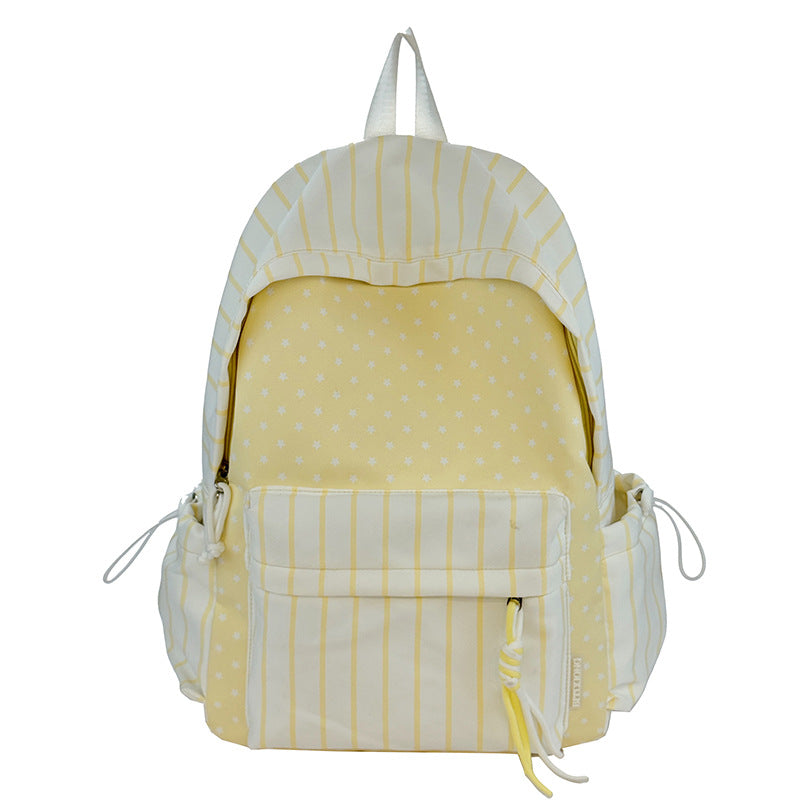 Charming Striped Patterned Backpack Stornfield